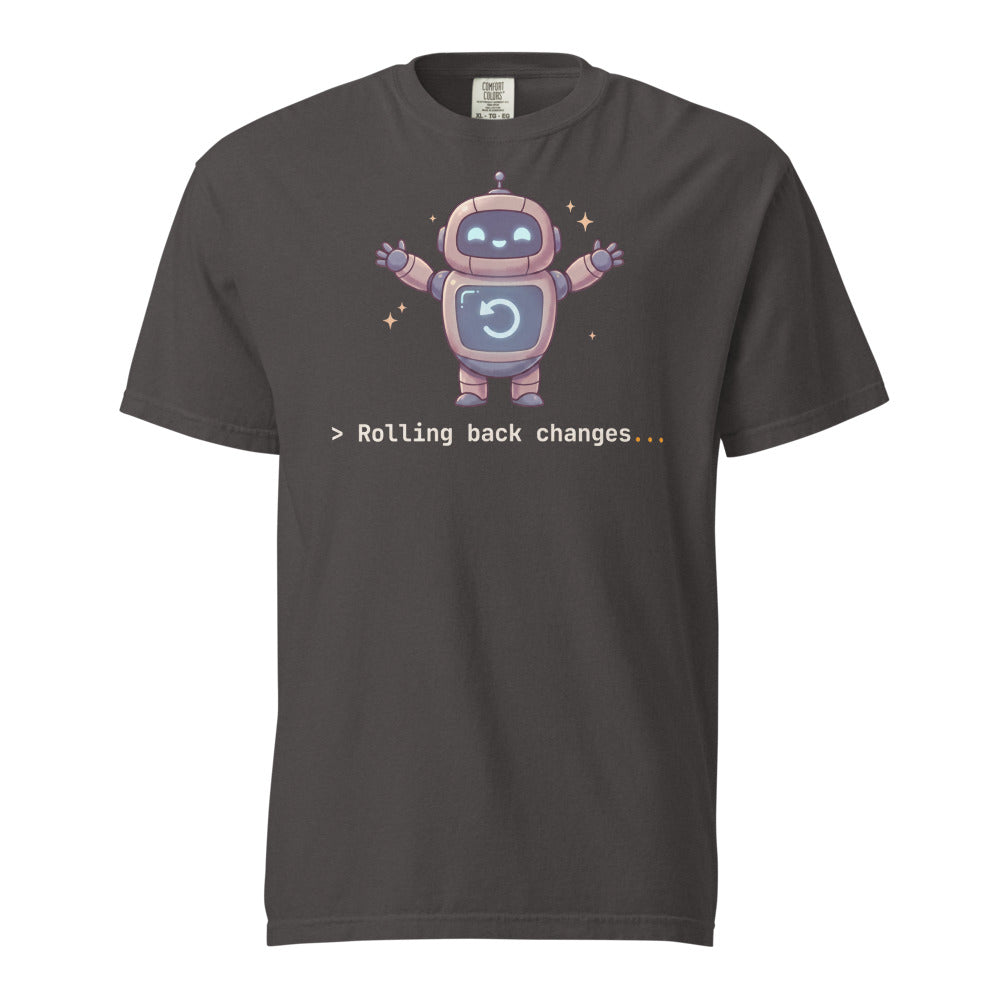 Rolling Back Changes Tee in Graphite