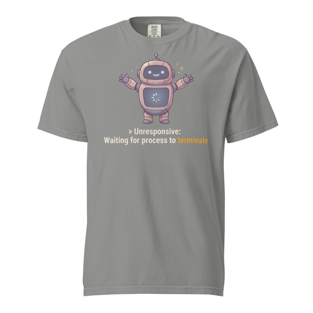Unresponsive: Waiting For Process To Terminate Tee in Grey