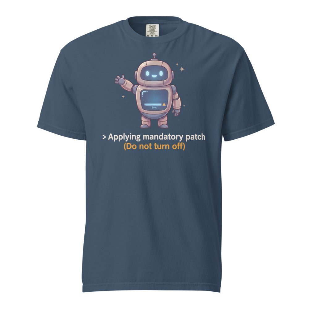Applying Mandatory Patch Tee in Midnight