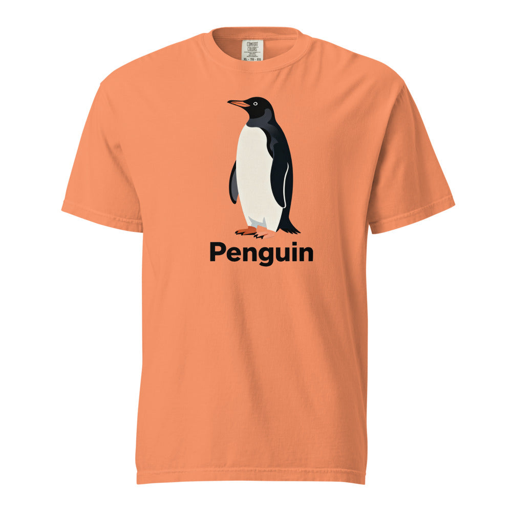 Penguin, Clearly Labelled Tee on Terracotta