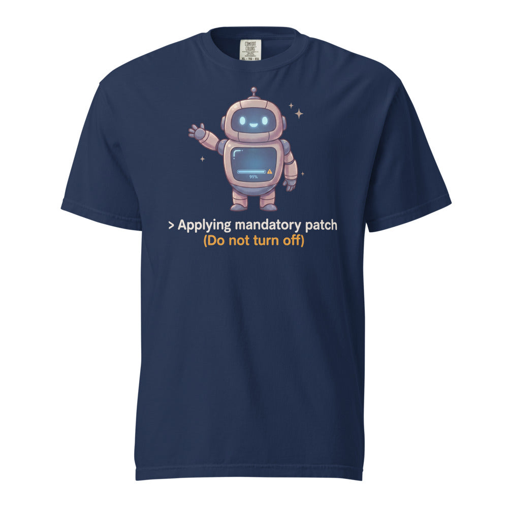 Applying Mandatory Patch Tee in True Navy